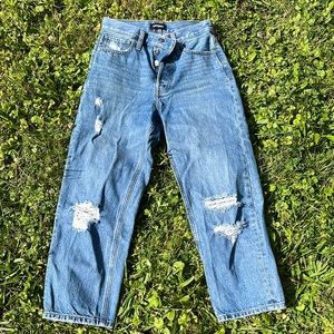 express high rise dad jean 💗